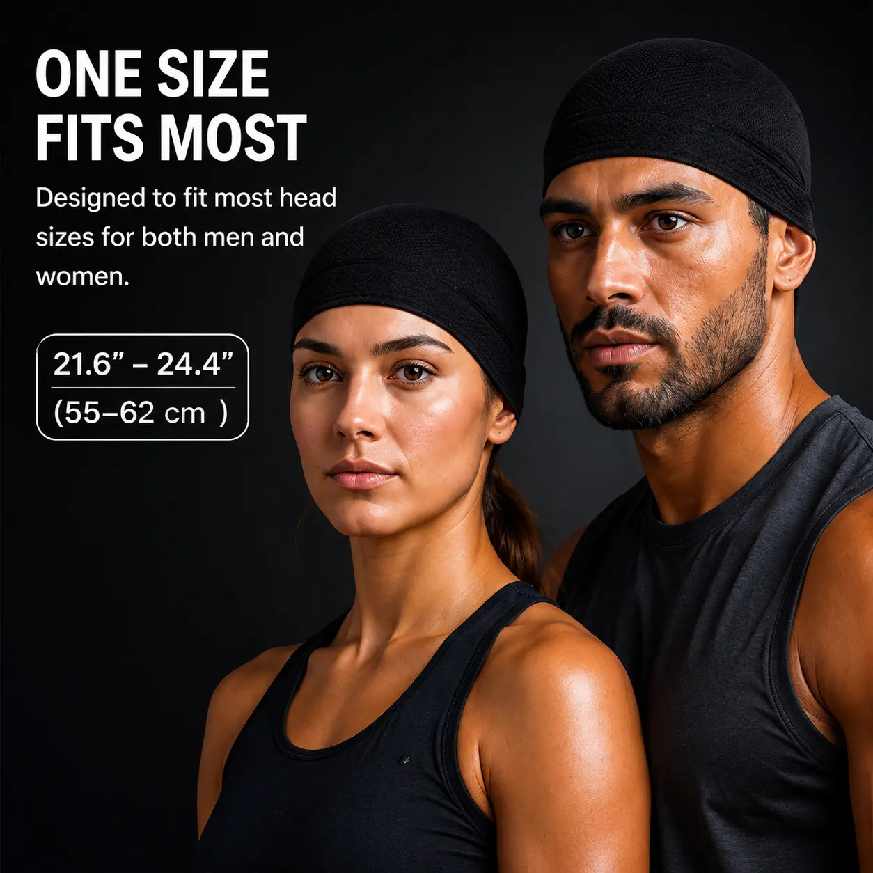 Cycling Skull Cap Helmet Liner, Cooling Sweat Wicking Bike Cap, Breathable Running Motorcycle Beanie, Unisex Sports Headwear