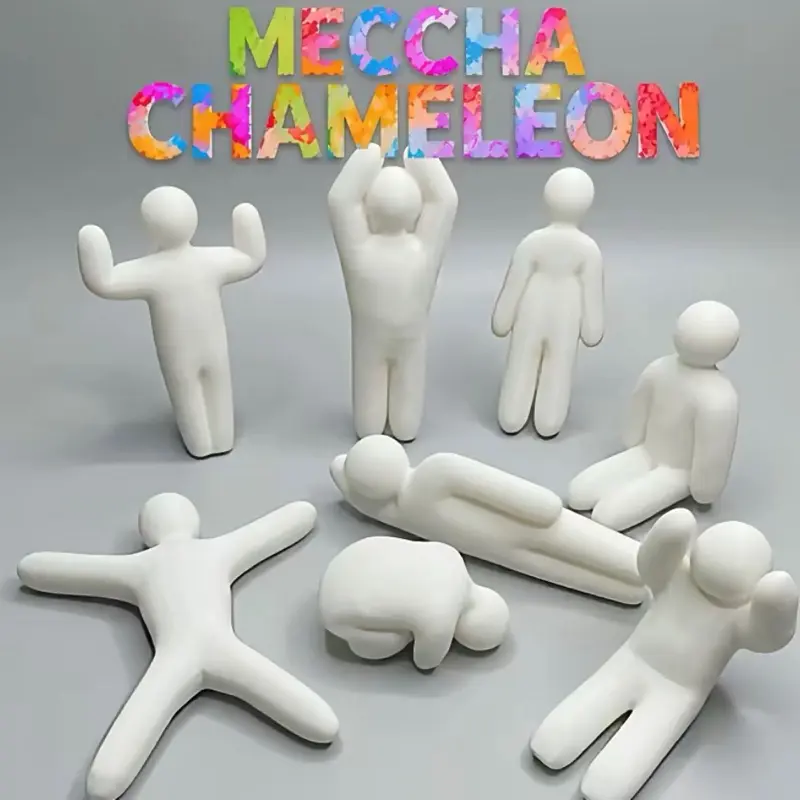 Meccha Chameleon Figures 8 Pack- 3D Printed Meccha Chameleon Figure - Cute Hanging Wall Decor For Room Aesthetic3D Printed Meccha Chameleon Figure - Cute Hanging Wall Decor For Room Aesthetic
