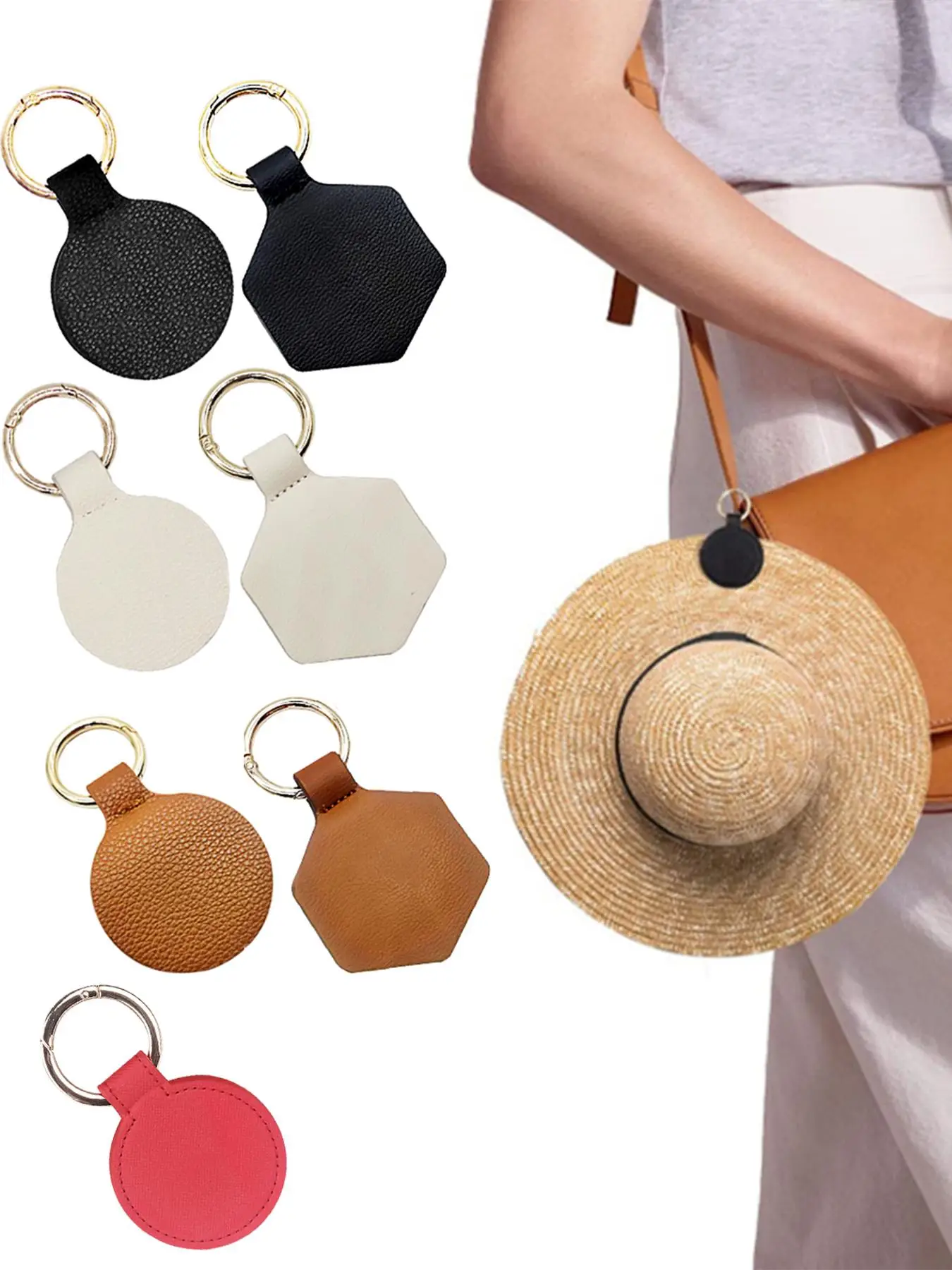 Solid Color Hat Clip, Magnetic Hat Holder, 1 Count Fashionable Hat Clip for Women & Men, Travel Accessories for Vacation, Beach and Cruise