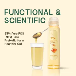 YVIP Liquid FOS Prebiotic Fiber 95% Fructooligosaccharides Soluble Fiber Supplement for All Ages Diabetics Sugar Honey Alternative Fatty Liver Support Low Glycemic Sweetener Healthcare Natural Dietary Fitness