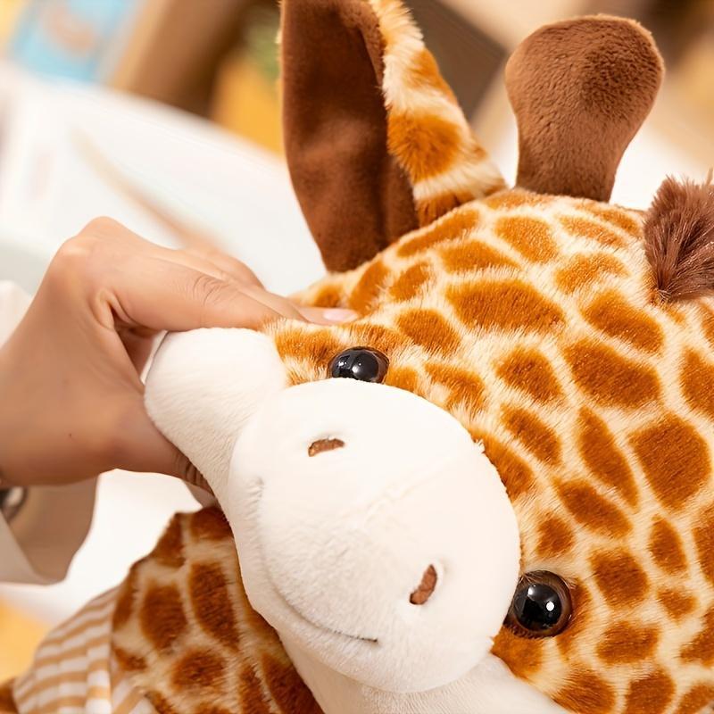 JACKCAT Huggable Giraffe Plush Toy - Realistic Soft Stuffed with Cuddly Neck, Giraffe for Bedtime Companion, Decor & Cozy Throw Pillow (30cm/11.81in) - Ideal & Holidays