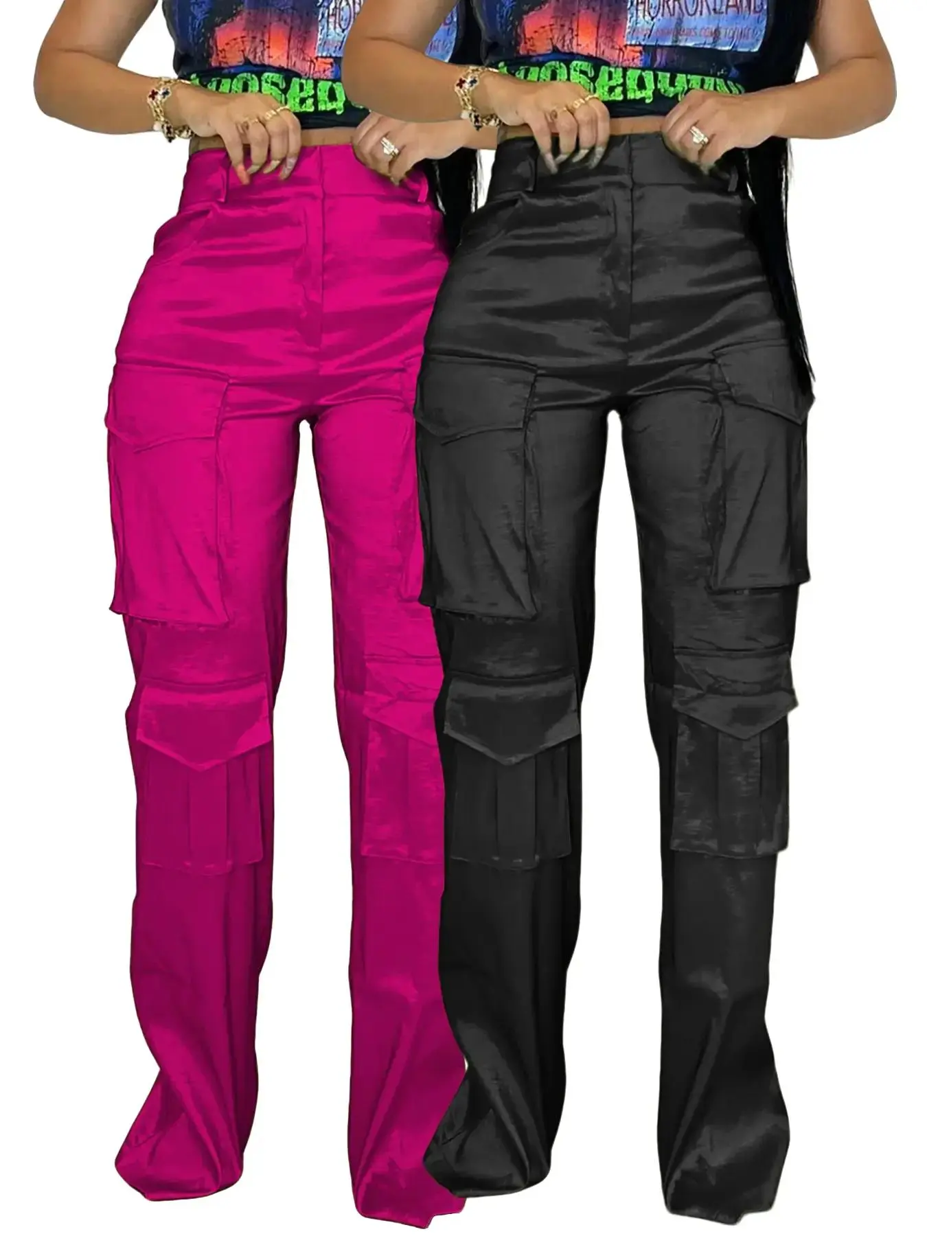 Hot Pink*1 pc+Black*1 pc