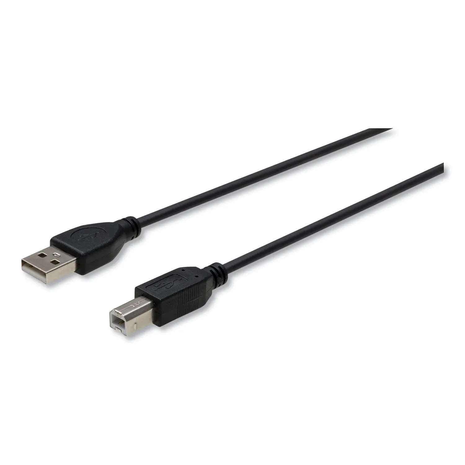 Innovera USB Cable - 10 ft, Black, IVR30005 - Compatible with Computer, Port-Connected Devices