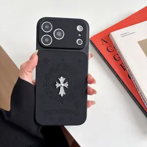 Halloween Cross Design Phone Case, Shockproof Luxury Simple Protection, Durable Full Coverage for iPhone Series, Perfect Gift, Shockproof Protective