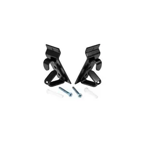 Gorilla Automotive - SLAT WALL WHEEL HOOK BLACK 2PC