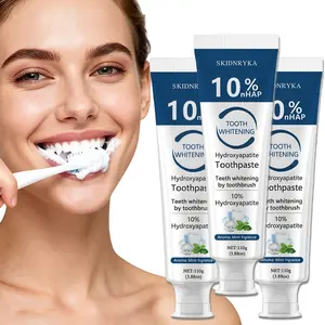 10% Hydroxyapatite Toothpaste – 1/2/3 pcs, refreshing mint flavor, cleans and whitens teeth, freshens breath, makes your smile more radiant, family oral health, an essential for dental care, whitening toothpaste
