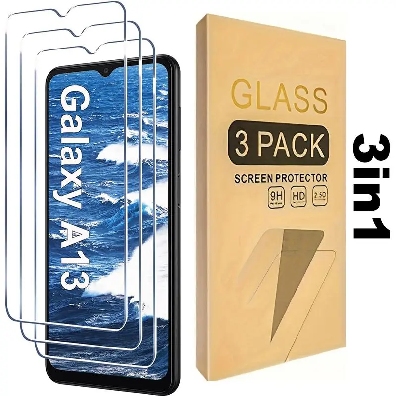 Tempered Glass Protective Screen Protector, HD Anti-scratch Bubble Free Screen Protector, Installation, Phone Accessories for Samsung Galaxy A13 4G/5G Smartphone Protection