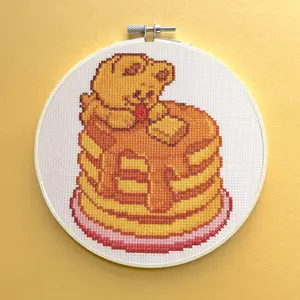 Boris' Breakfast by Bumbleberry Hollows Counted Cross Stitch DIY KIT