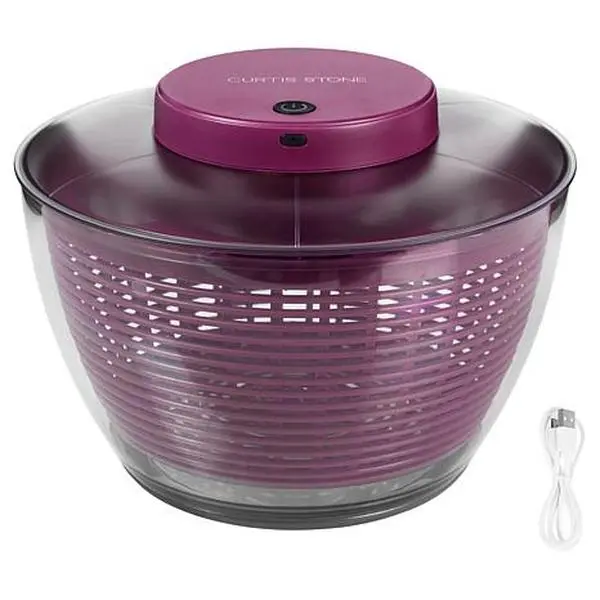 Curtis Stone 5-Quart Rechargeable Salad Spinner
