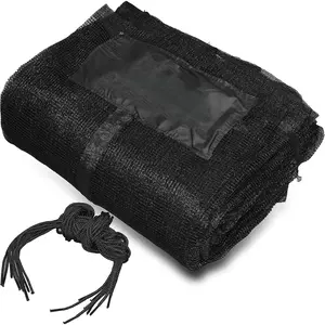 Replacement Trampoline Safety Net Enclosure - for 12ft 14ft 15ft Skywalker, Bounce Pro, AirZone, JumpZone, Walmart, and Many  - Breathable,  and Weather-Resistant