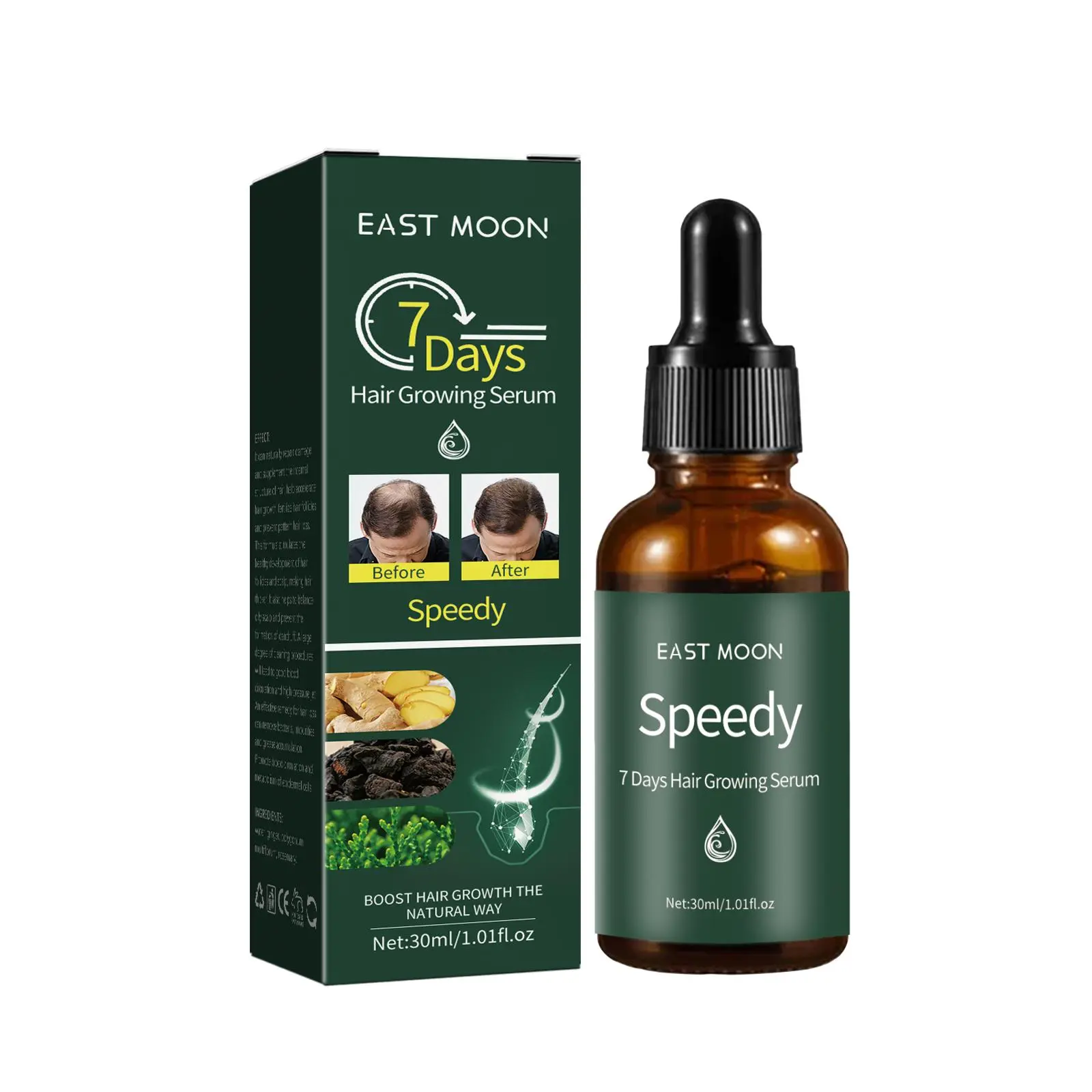 Thickening Hair Serum, Hair Growth Accelerator, Hair Root Care Oil, Scalp Care Oil, Natural Serum, Professional Hair Care Product for Men & Women