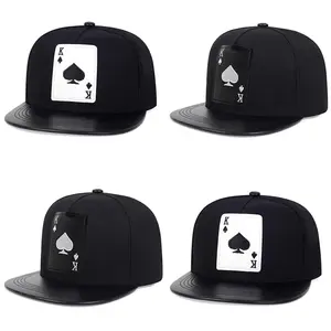 NEW HATS Poker K style Embroidered Hip Hop Unisex Baseball Cap Casual Outing Hat Outdoor Activities Adjustable Snapback Cap