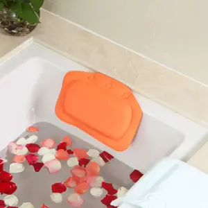 Curved Support Bath Pillow, Soft Skin-Friendly Design, Non-Slip Waterproof, Easy to Clean Bathtub Cushion for Relaxation