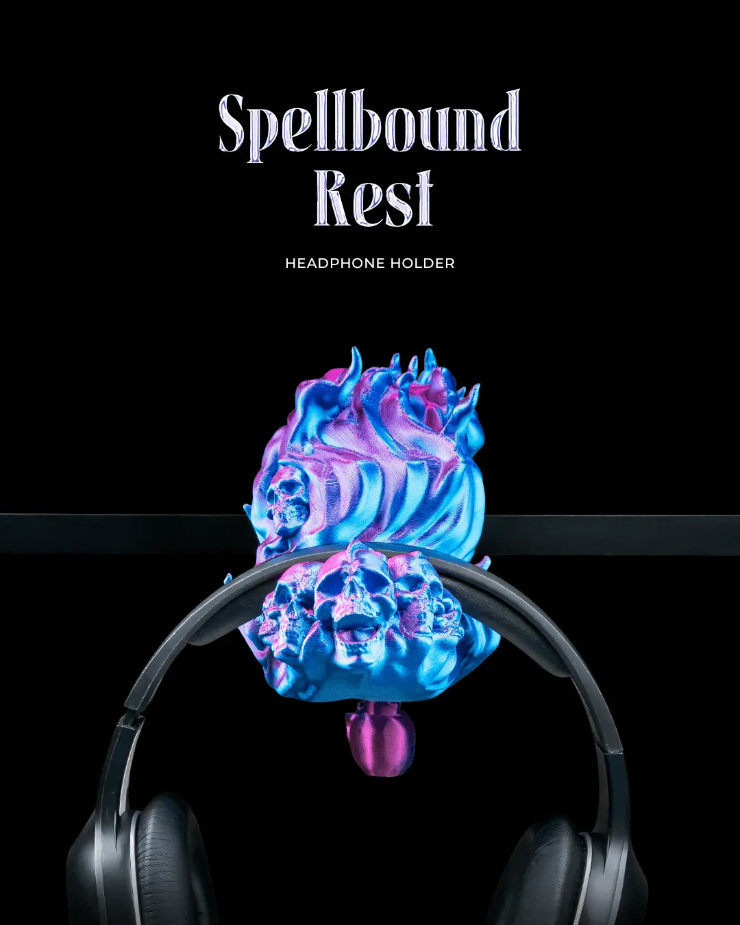 Spellbound Headphone Stand Fantasy Gaming Desk Organizer