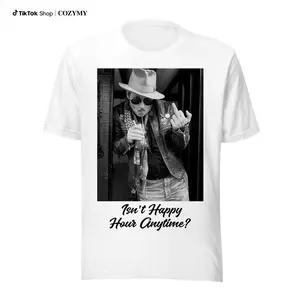 BelleHeaven Johnny Depp Shirt, Isn’t Happy Hour Anytime, Justice for Johnny, Johnny Depp Gift, Happy Hour Shirt, Johnny Depp Trial