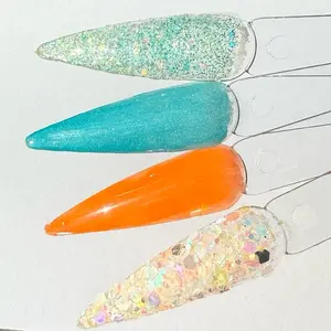 LIMITED EDITION Showgirl Collection Nail Dip Powder - biodegradable  Sparkle Vegan Cruelty-Free Long-Lasting Chip-Resistant Salon-Quality Dip Powders