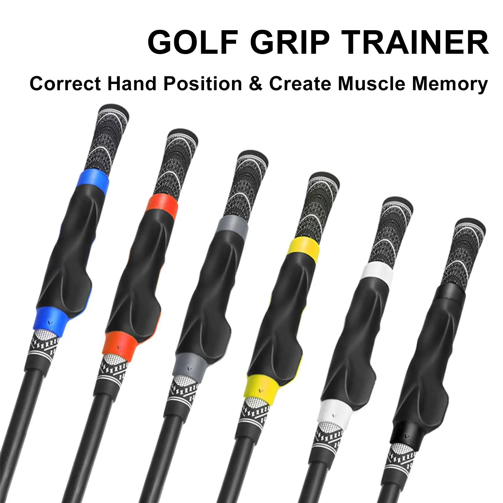 Golf Grip Trainer, Golf Training Aid, Easy To Carry to the Practice Area, Grip Trainer Club to Help Train Correct Hand Position Golf Grip Trainer, Golf Training Aid, Easy To Carry to the Practice Area, Grip Trainer Club to Help Train Correct Hand Position