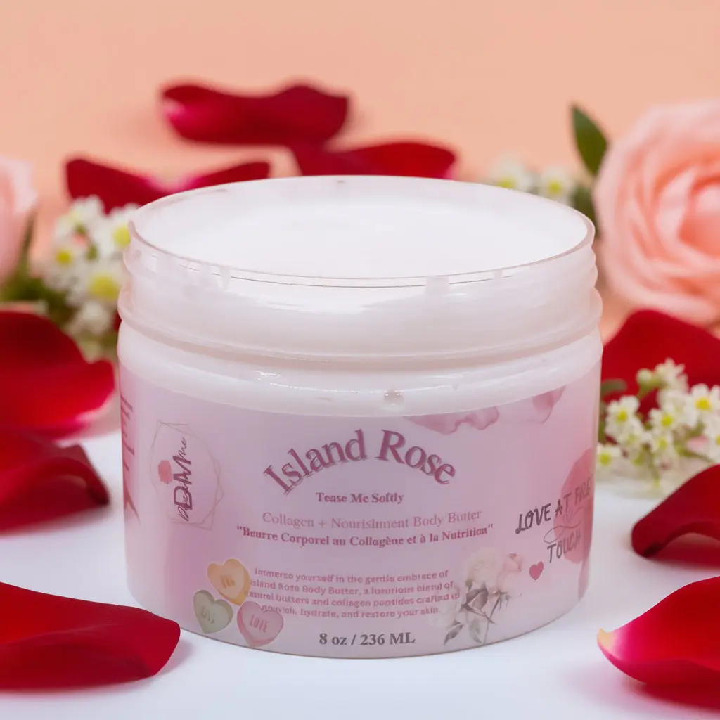Island Rose Collagen Body Butter: “Tease Me” Collagen + Nourishment