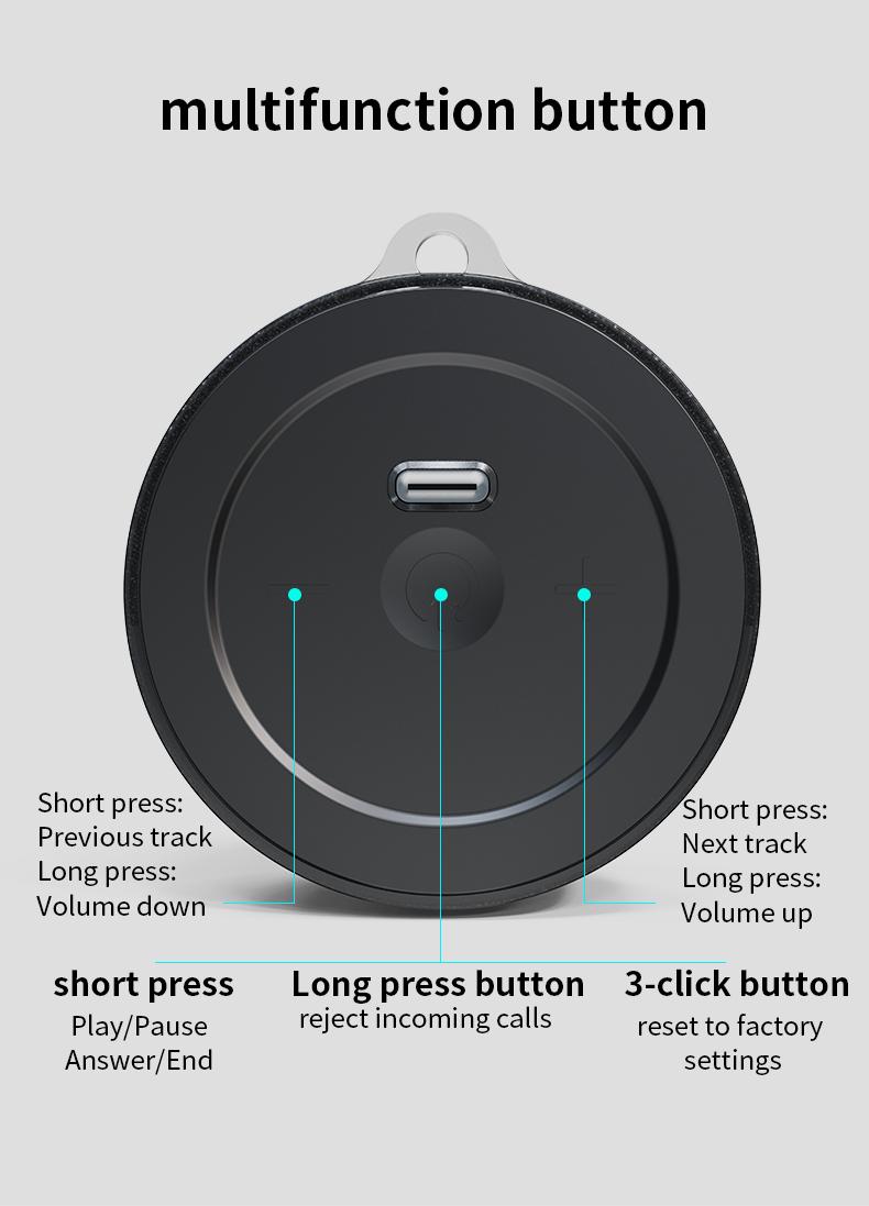 S20 Magnetic Mini Bluetooth Speaker, Portable Wireless Speaker with RGB Lights, TWS Stereo Pairing, Hands-Free Calls, Magnetic 2-in-1 Phone Stand for Home, Kitchen, Gym, Bathroom, Outdoor, Gifts for Men Women