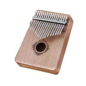 17 Keys Kalimba Thumb Piano, Natural Wood, Ergonomic Portable, Includes Bag, Study Guide, Tune Hammer, Ideal for All Skill Levels