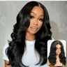 UNice Women's Human Hair Wave Wig - 7x5 HD Lace Closure, Glueless, Bye-Bye Knots Body Wave, Feathered Face-Framing C-Shape Layers, Invisible Drawstring, Heat Resistant, Beginner-Friendly Wigs