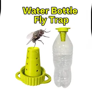 Water Bottle Fly Trap Catcher for Outdoors Patios & Indoors - Effective Insect Control Solution Catches Flies Easy