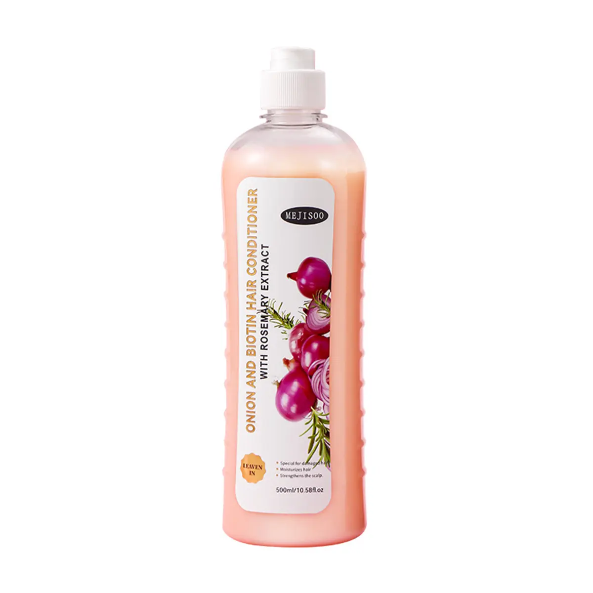 Onion & Rosemary Shampoo with Biotin & Citric Acid – Nourishing Care for Dry, Damaged Hair, Promotes Shine & Healthy Strands