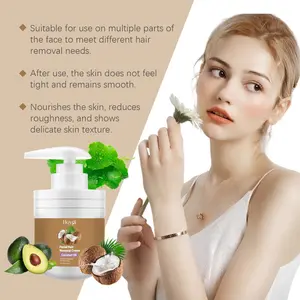 Ladies Lip Press Coconut Hair Removal Balm, Ladies Face, Leg, Arm and Underarm Hair Removal Balm, Quick Cleansing Hair Removal Balm, for all skin types