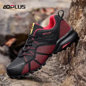 Black-Gray Geometric Casual Cycling Shoes, Non-Slip Hard Sole, Breathable & Reinforced Toe, Stylish Contrast Design for Daily Riding & Outdoor Use