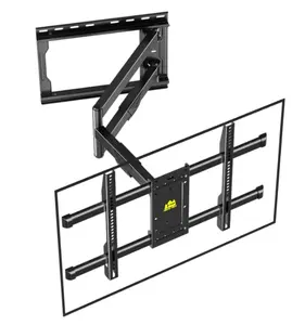 FORGING MOUNT Corner TV Stand Long Arm TV Wall Mount Bracket Fits Most 37-75 Inch Flat Curved TVs, 30 Inch Long Extension TV Stand Swivel,Tilt, Full Motion Articulating Arm, Full Motion wall  mount tvmount tv stand tv  bracket tvs on sale