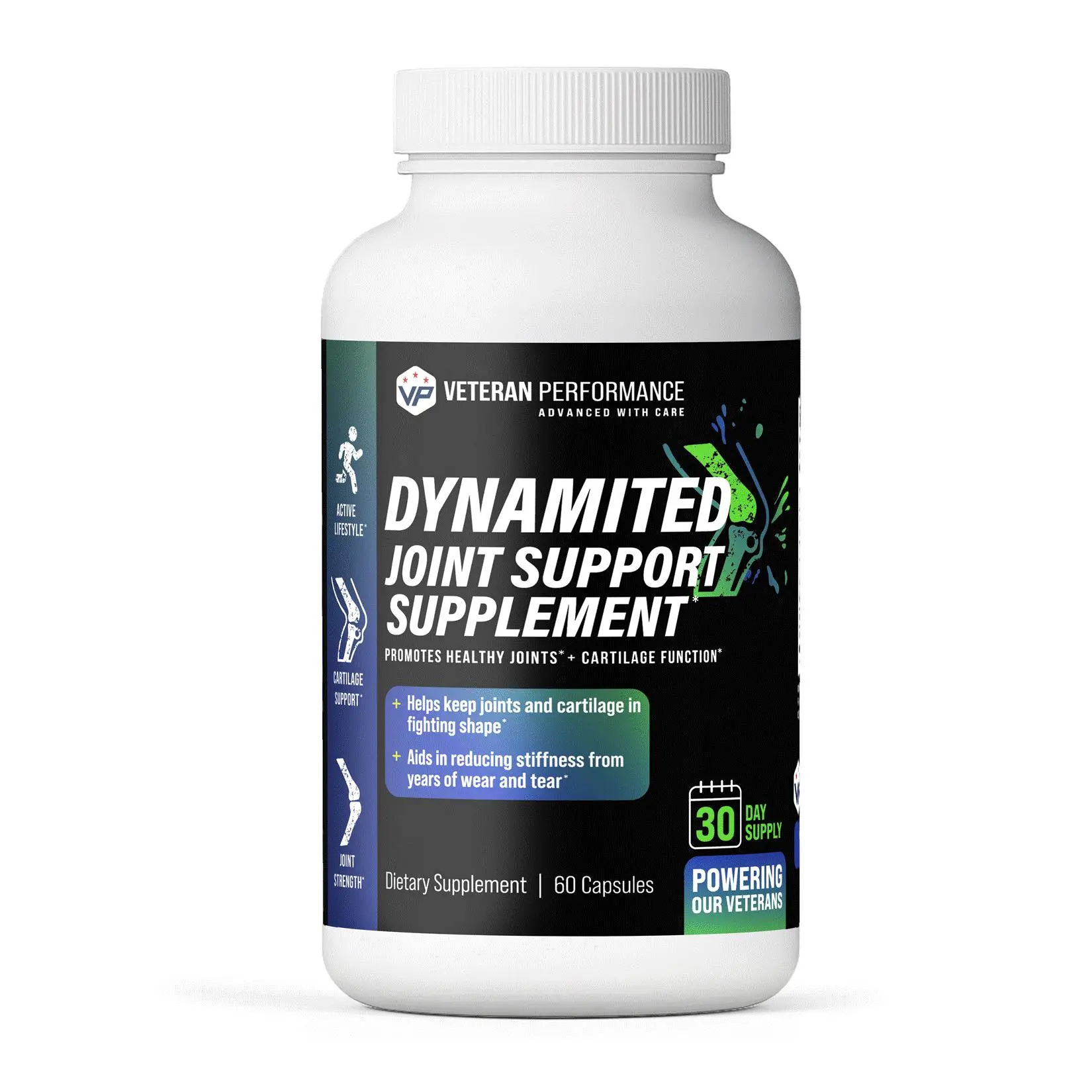 DYNAMITED Joint Support Supplement – Glucosamine, Chondroitin, Turmeric & MSM – Promotes Healthy Joints, Cartilage & Mobility – 1500mg Glucosamine – Natural Daily Formula