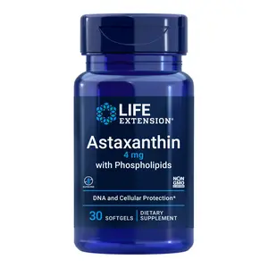 Life Extension Astaxanthin with Phospholipids 4 MG, 30 Softgels Life Extension Astaxanthin with Phospholipids 4 MG, 30 Softgels