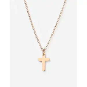Rose Gold Cross Necklace​​