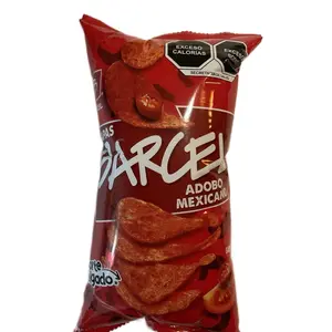 Papas Barcel Adobada Mexicana |  5 Pack of Chips | Authentic Mexican Snack | Spicy Snack Crunchy Crispy | Authentic Mexican Chips & Snacks by Chuco Chips