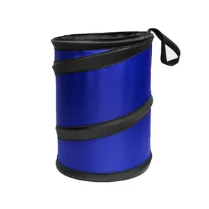 Collapsible Trash Can - Small Blue