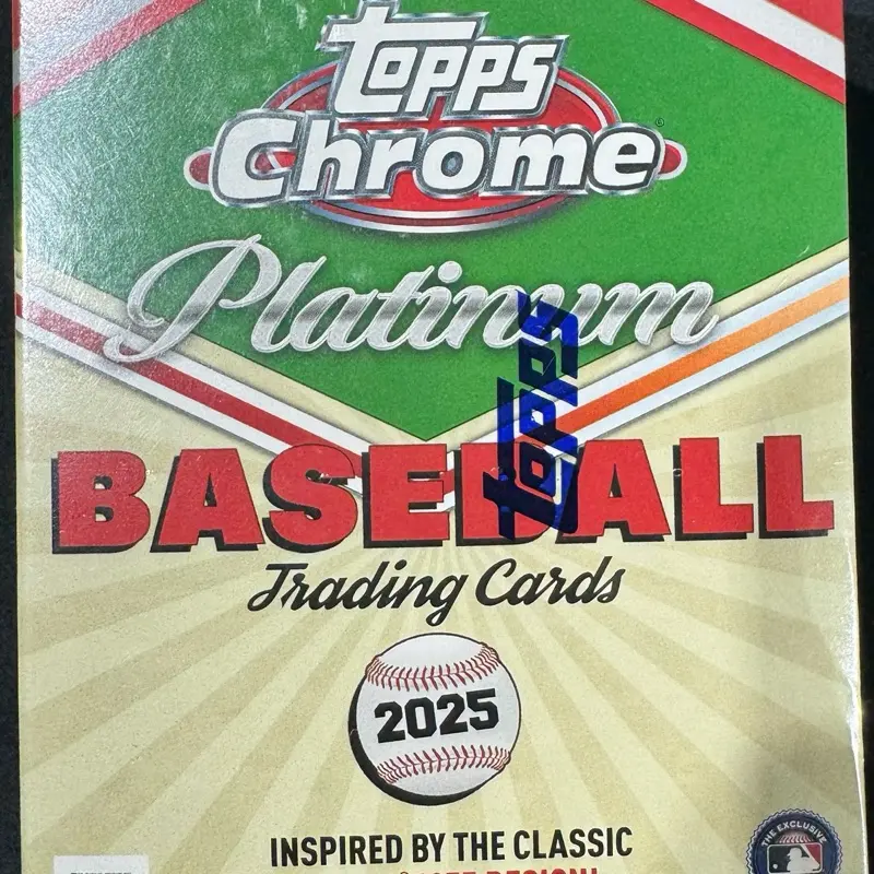 Topps chrome platinum baseball value box