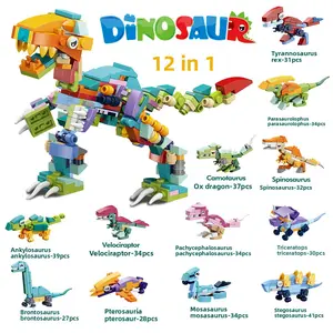 New Tyrannosaurus Rex dinosaur world for boys, compatible with Lego small-piece building blocks, children's gift