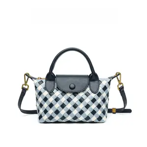 Women's Hand-woven Handmade Dumpling Bag 2026 New Fashion Commuter Shoulder Messenger Bag