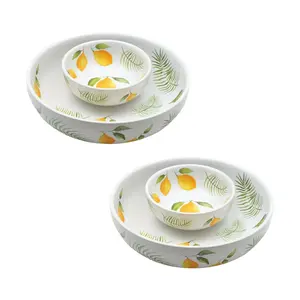 Set of 2 Personal Snack and Dip Bowl