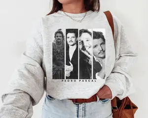 Retro Pedro Pascal Sweatshirt, 90s Pedro Pascal Vintage Hoodie, Shirt, Pedro Pascal Hoodie, Pedro Pascal Tee