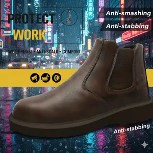 Working 12 hours straight Your feet deserve these breathable non slip steel toe shoes Heavy duty safety for men who spend all day on their feet in construction warehouses and industrial factories for maximum comfort and support