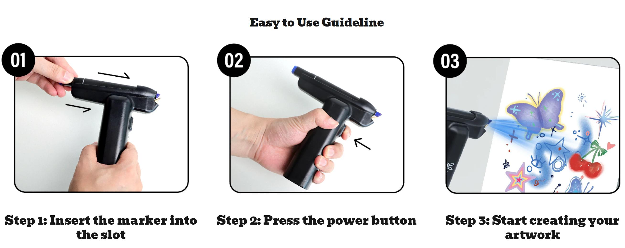 WINSONS Cordless Electric Airbrush Marker Kit