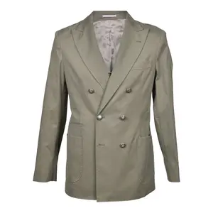 Green Cotton Blazer