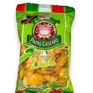 Winnuts Papas Caseras Limon-Lime Flavored Kettle Potatp Chips