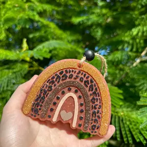 Boho fall rainbow freshie