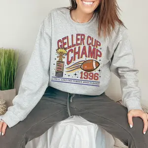 Geller Cup Champ Shirt, Friends Thanksgiving, Friendsgiving Sweatshirt, Geller Bowl Turkey Shirt, Casual Style, Comfy and Quality
