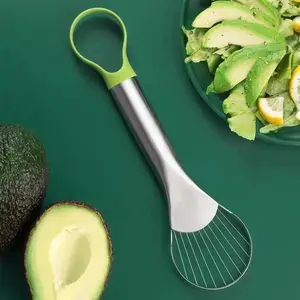 Kitchen Avocado Cutter Set – 3X Stainless Steel Fruit Splitter & Pulp Separator