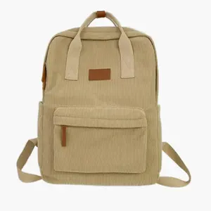 School Backpack for Teen Girls Bookbags Elementary High School Corduroy Laptop Bags Women Travel Daypacks fashion Everyday