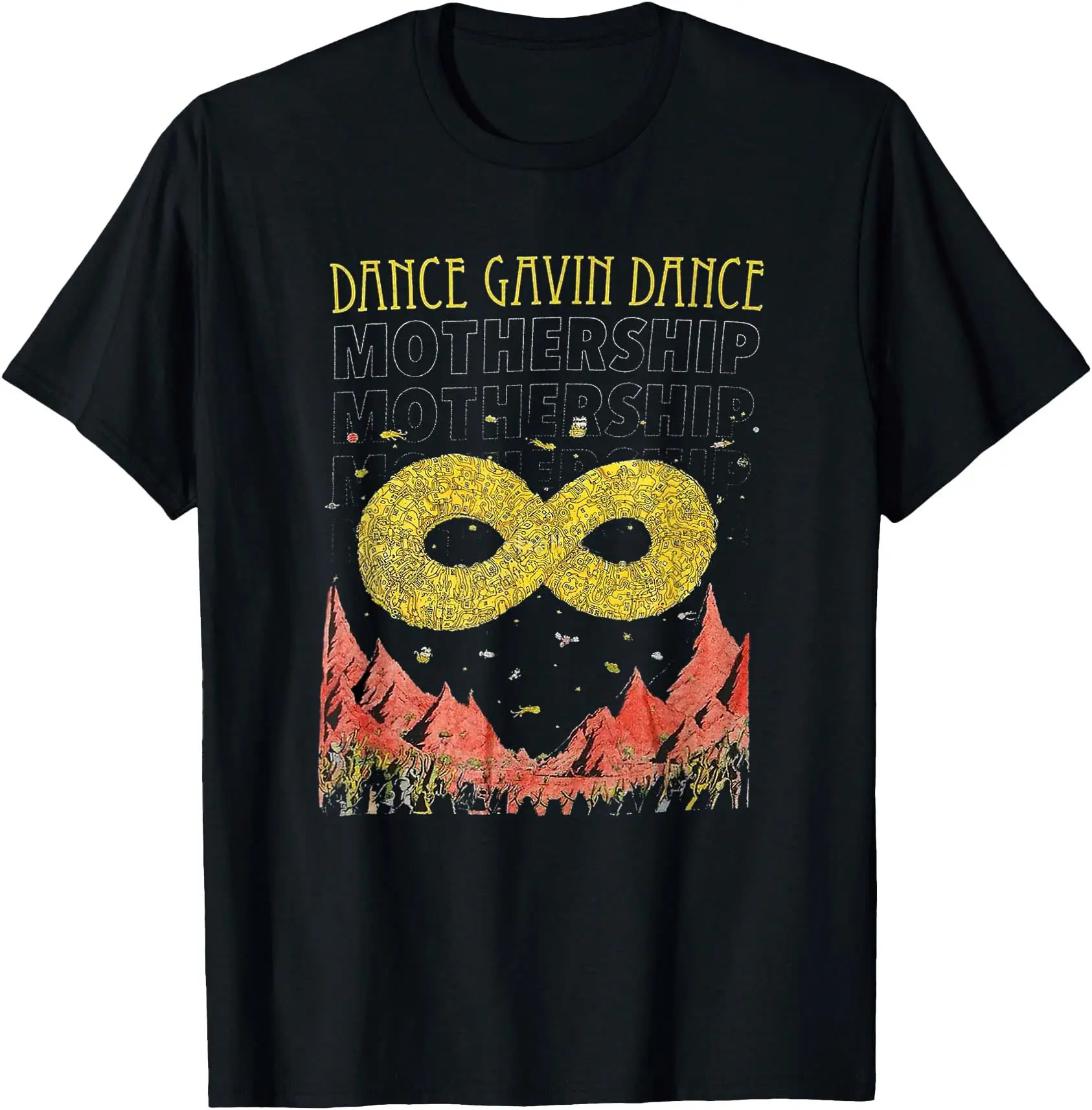 Dance Gavin Dance Mothership graphic design Unisex T-Shirt Sweatshirt Hoodie Crewneck Casual Shortsleeve Tshirt Classic Cotton Fabric Menswear Collar Soft Top Fleece