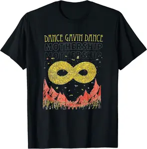 Dance Gavin Dance Mothership graphic design Unisex T-Shirt Sweatshirt Hoodie Crewneck Casual Shortsleeve Tshirt Classic Cotton Fabric Menswear Collar Soft Top Fleece